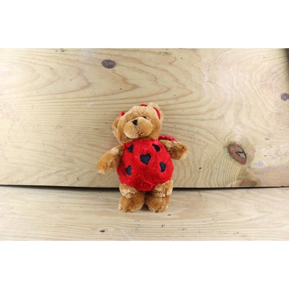 Dan Dee Collector's Choice Plush Lady Bug Teddy Bear Valentine - Picture 1 of 4